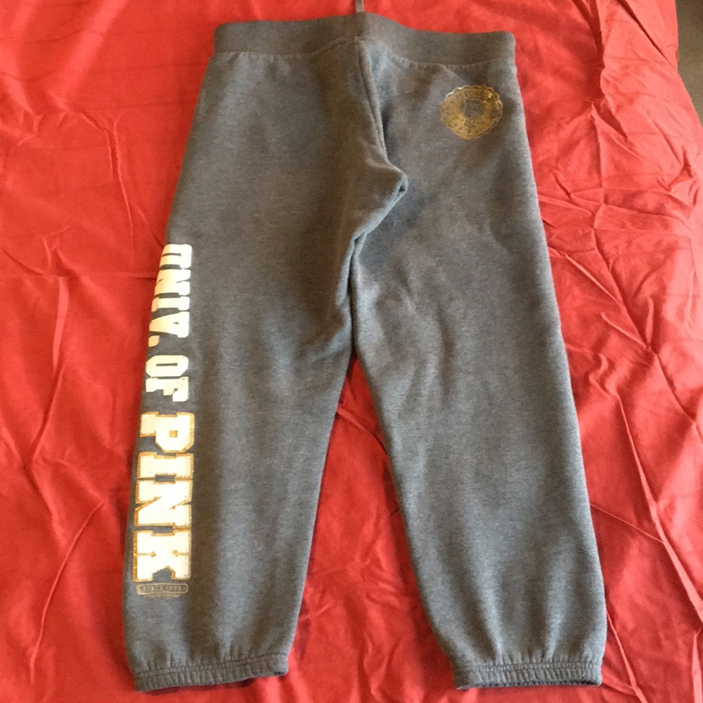 PINK Cropped Sweatpants